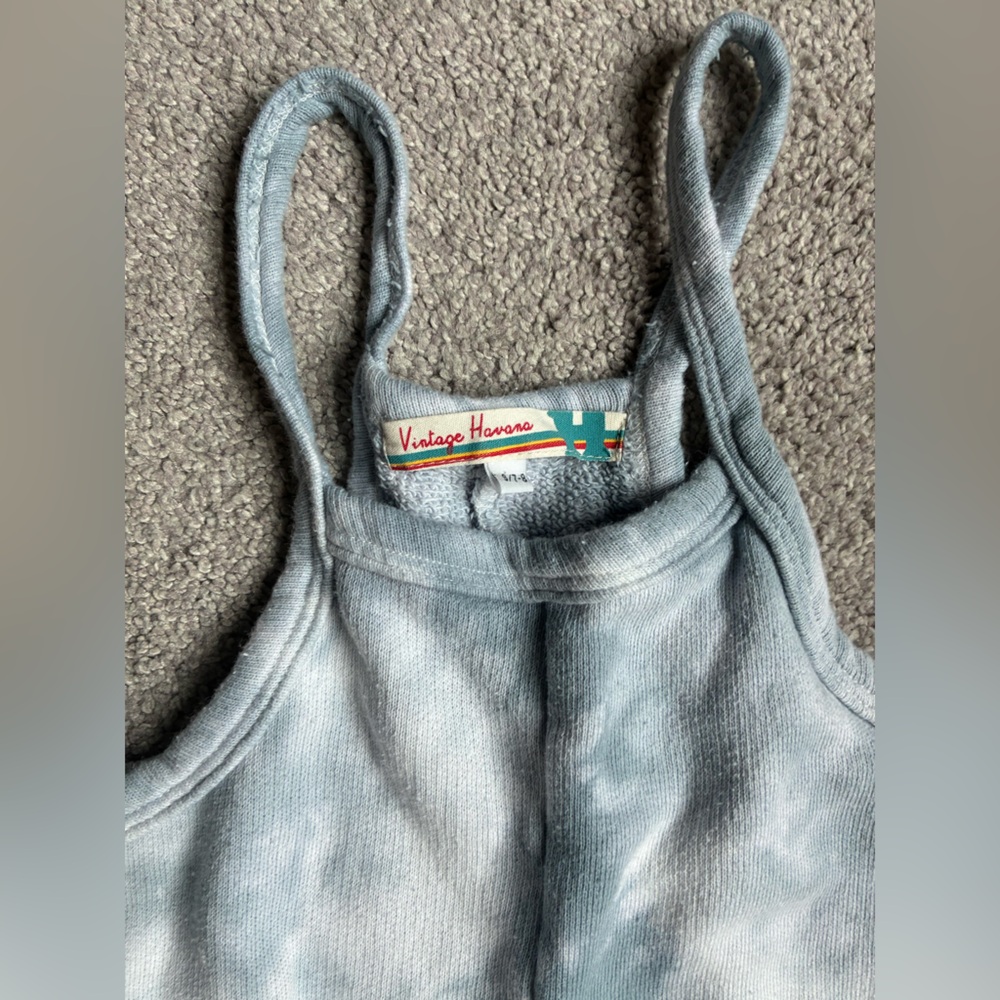 Vintage Havana Pale Blue Scoop Onsie Size 7-8